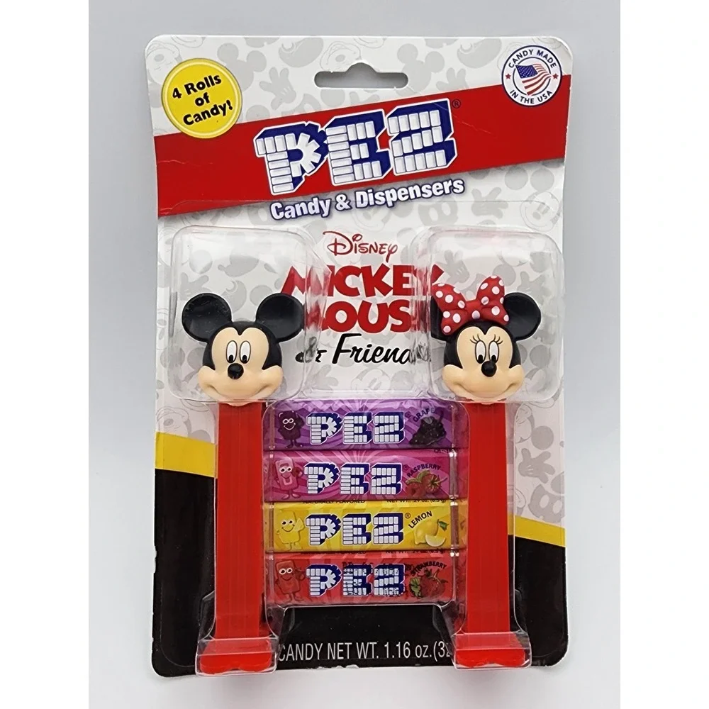 Mickey Mouse and Friends Pez Dispenser Duo‎ Minnie Mouse Disney