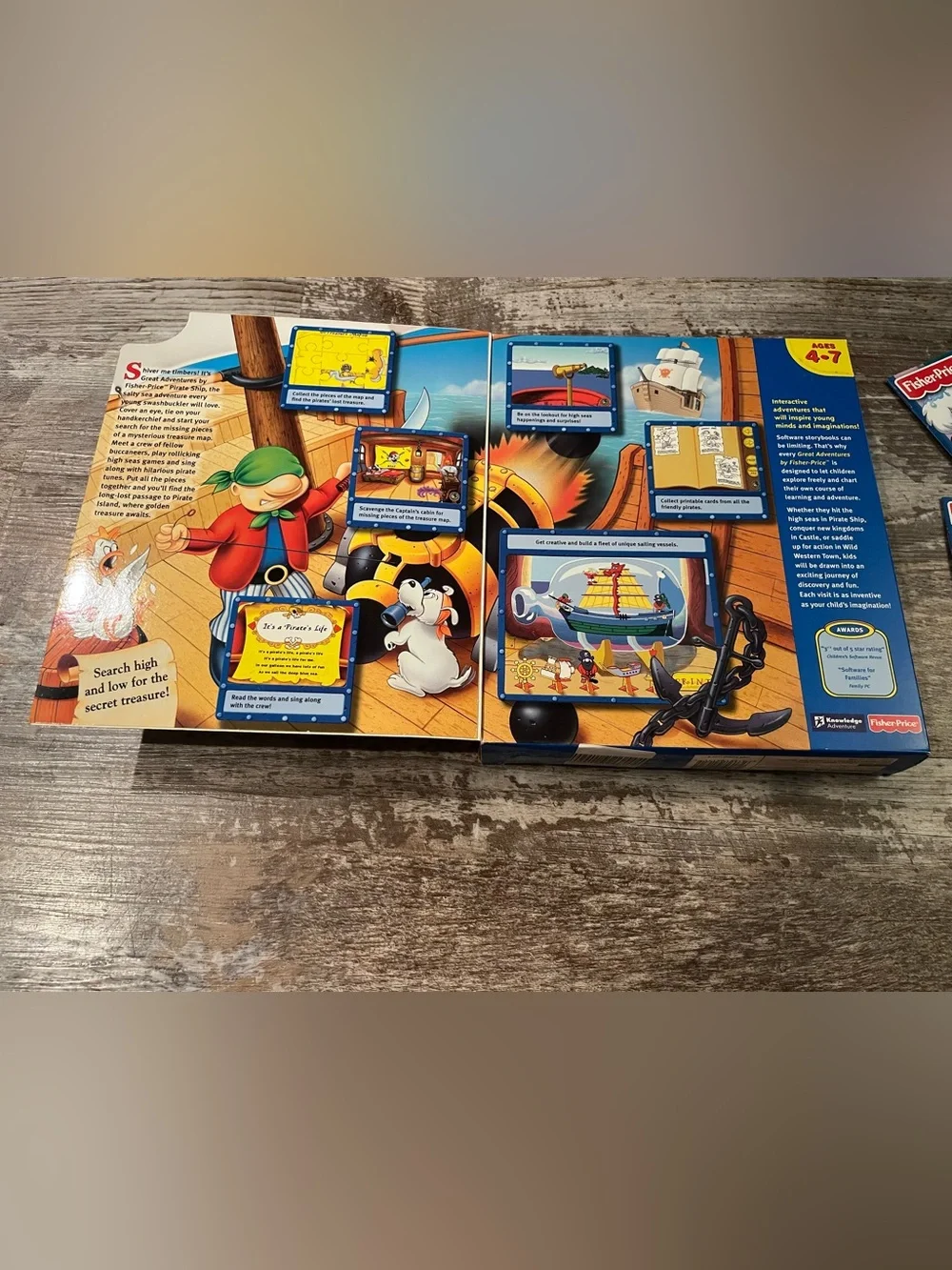 Fisher-Price Kids CD/PC Learning Game Set, untested