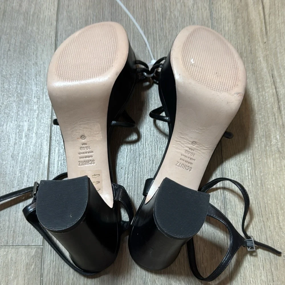 NEW! SCHUTZ Black Kelsie Platform Sandal - Multiple Sizes 🛵🚛
