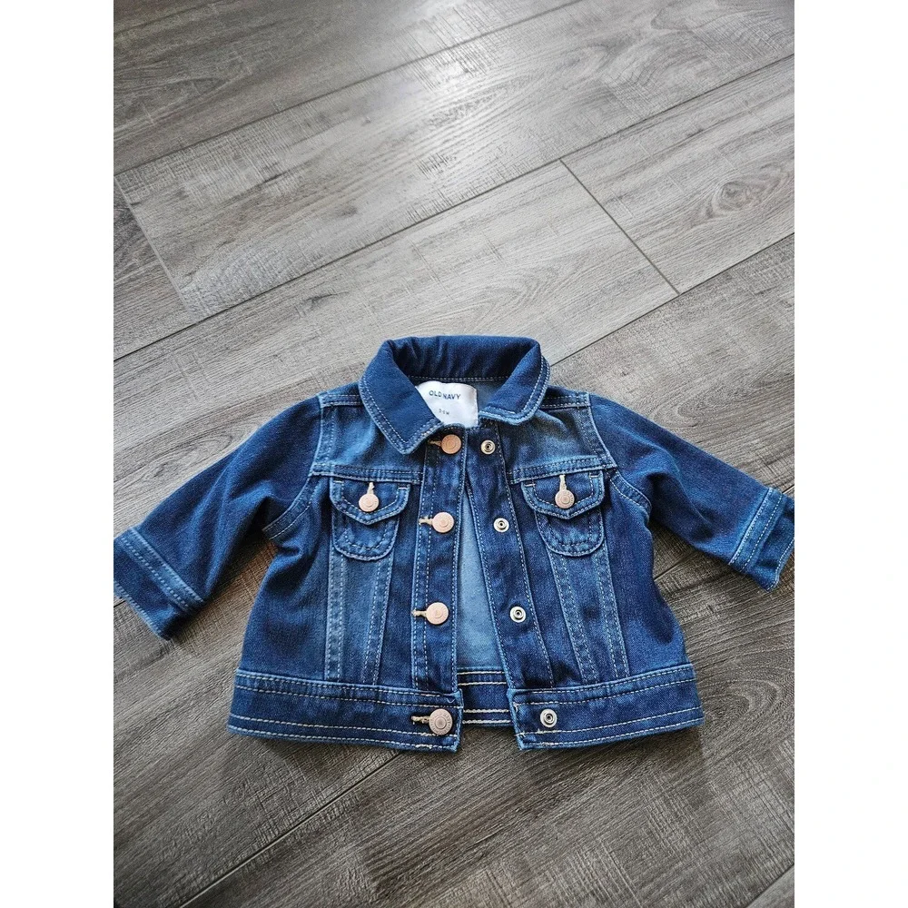 Old navy‎ baby girl jean jacket 3-6 mos