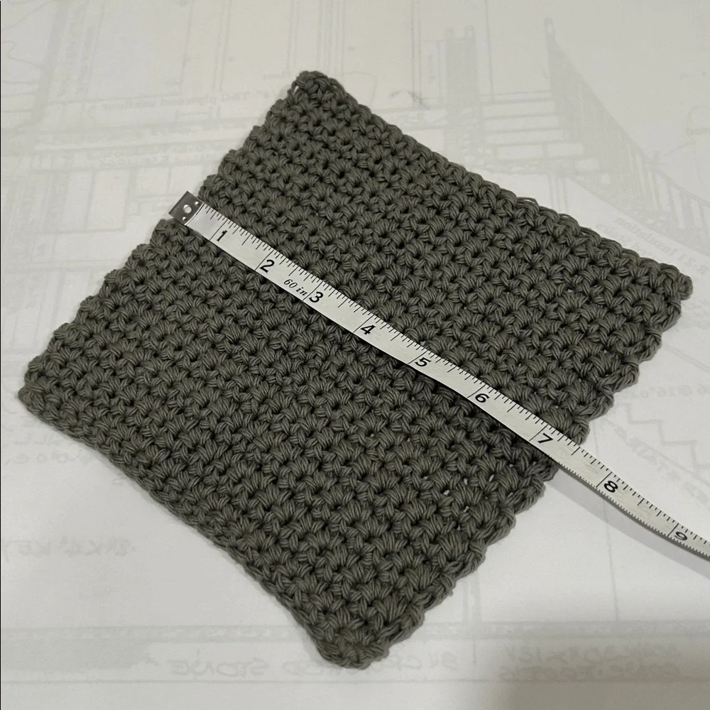 100% Cotton Handmade Washcloths - Set of 3