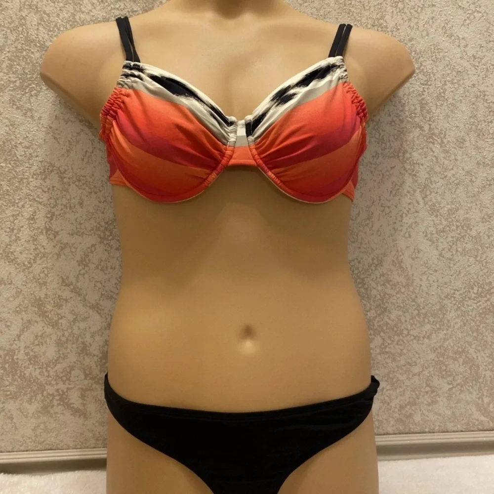Coco Reef Coral and Black Bikini