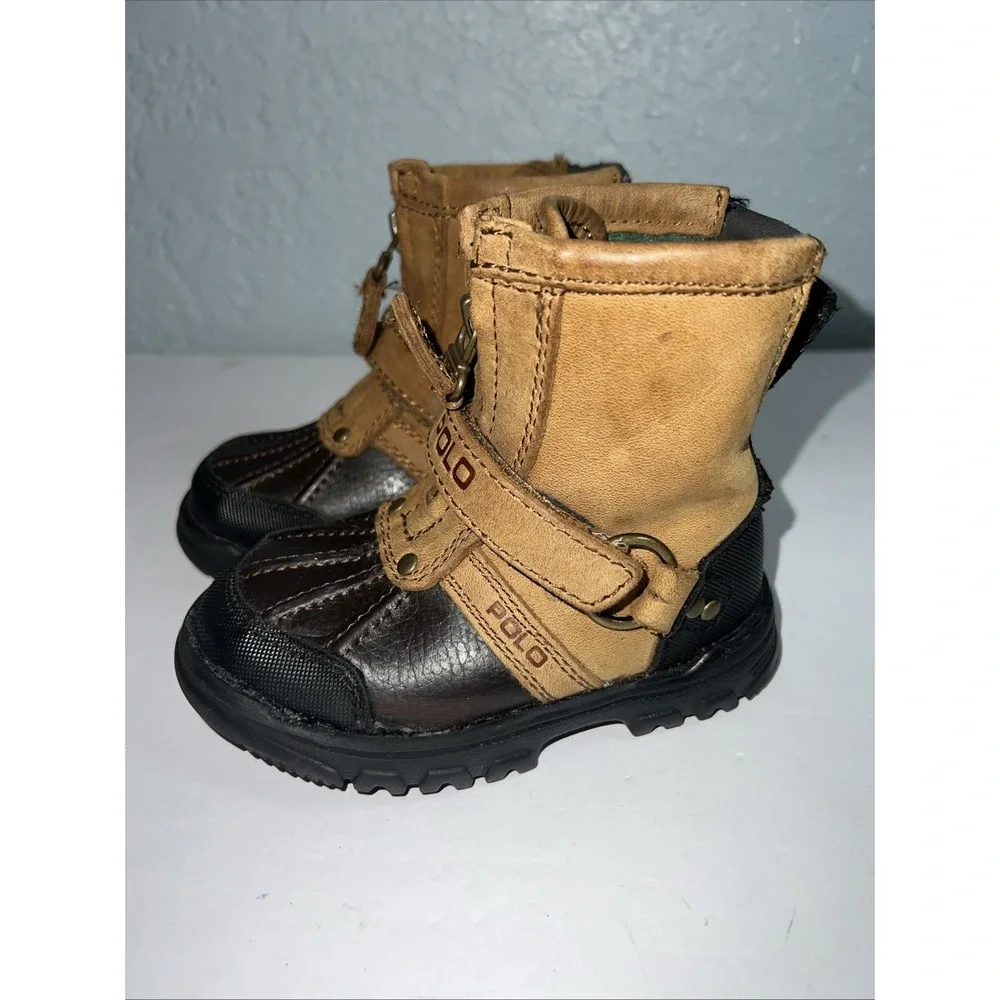 Ralph Lauren Preschool Conquest HI Boots Toddler Polo Boots‎ KIDS Size 6