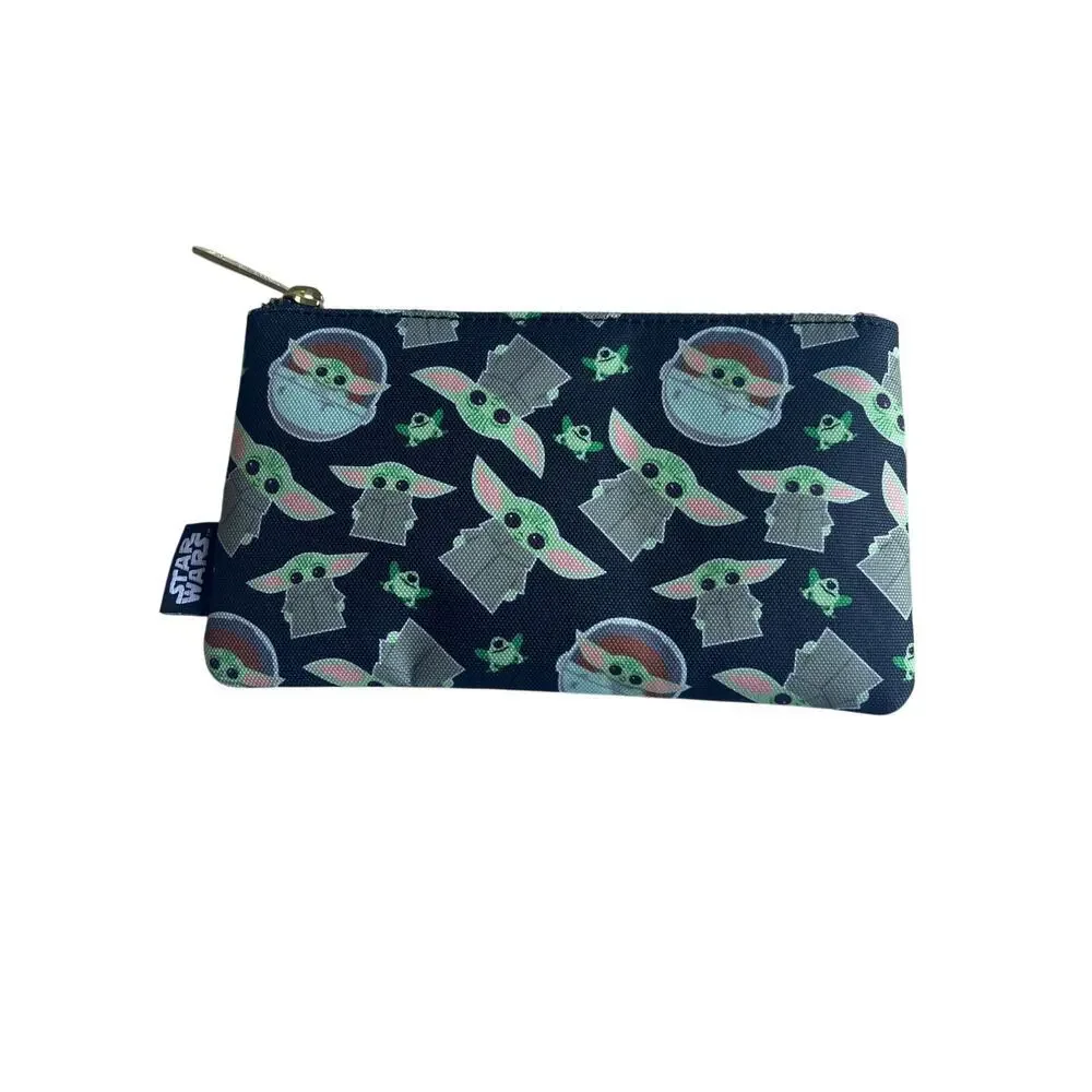 Loungefly Mandalorian Grogu‎ The Child Baby Yoda Canvas Pouch