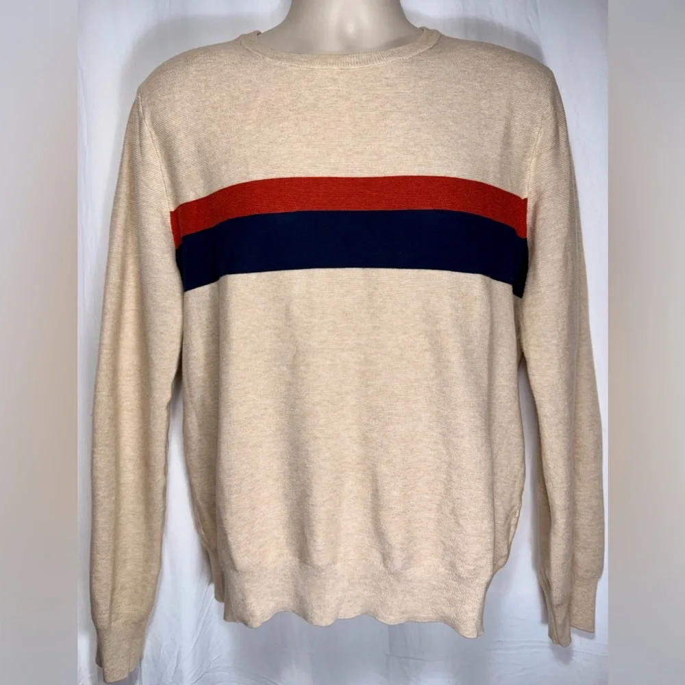 J. CREW Cotton Crewneck Sweater