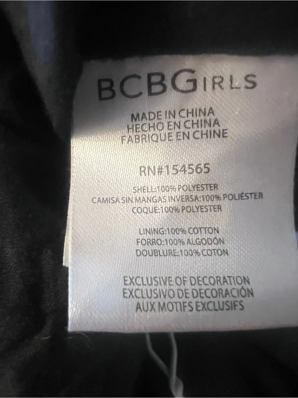 BCBGirls elegant black