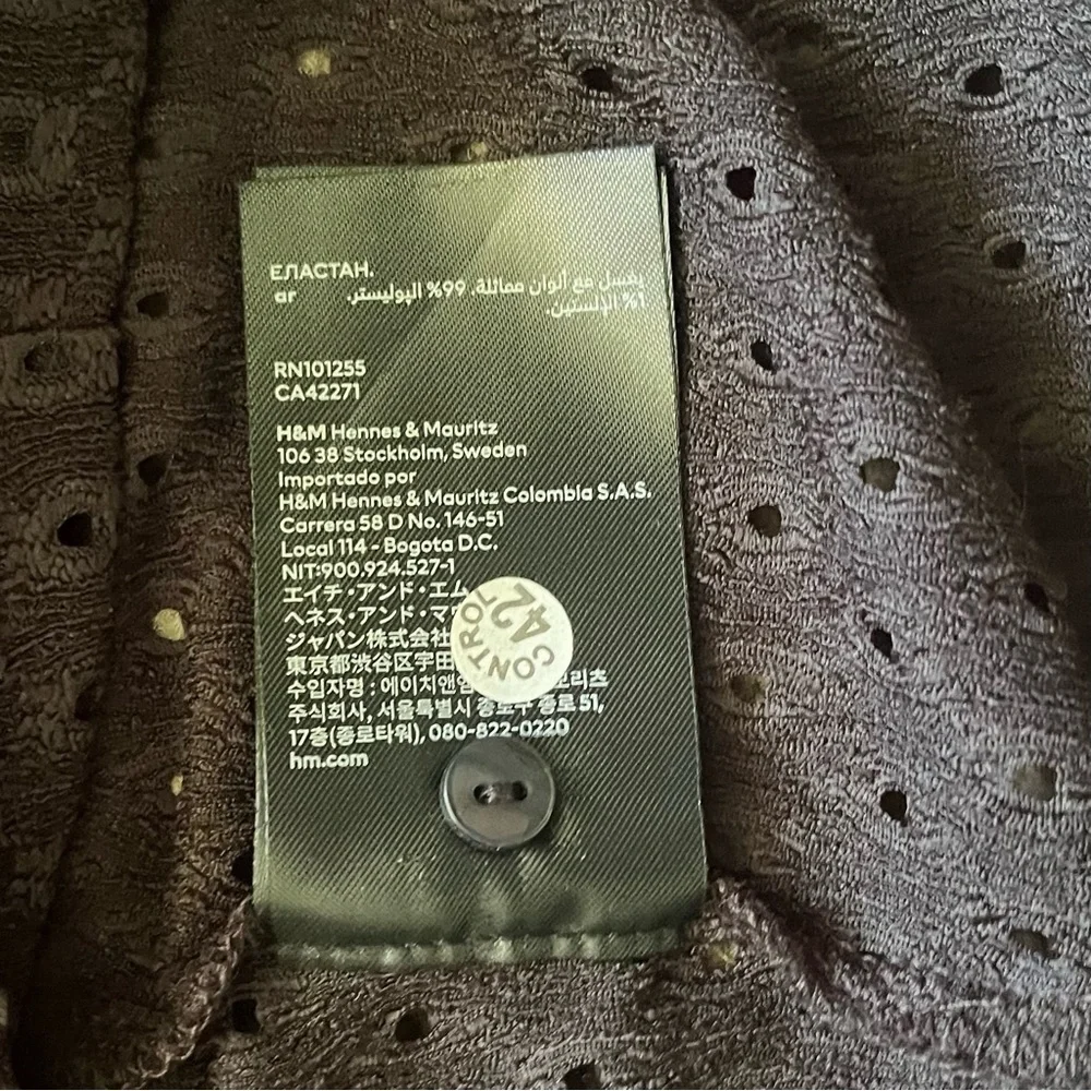 H&M black color