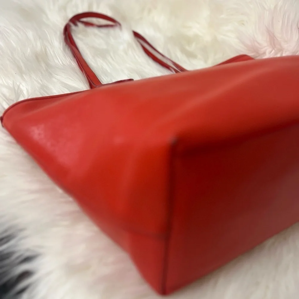 Coach #F37785 Vibrant Red Tote Bag