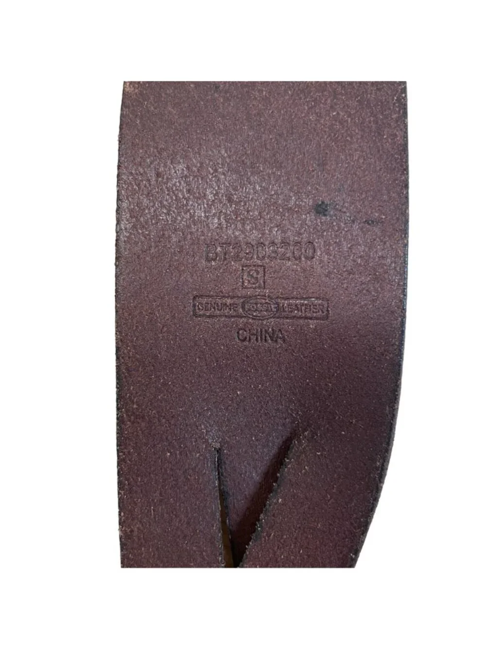 Fossil leather braided