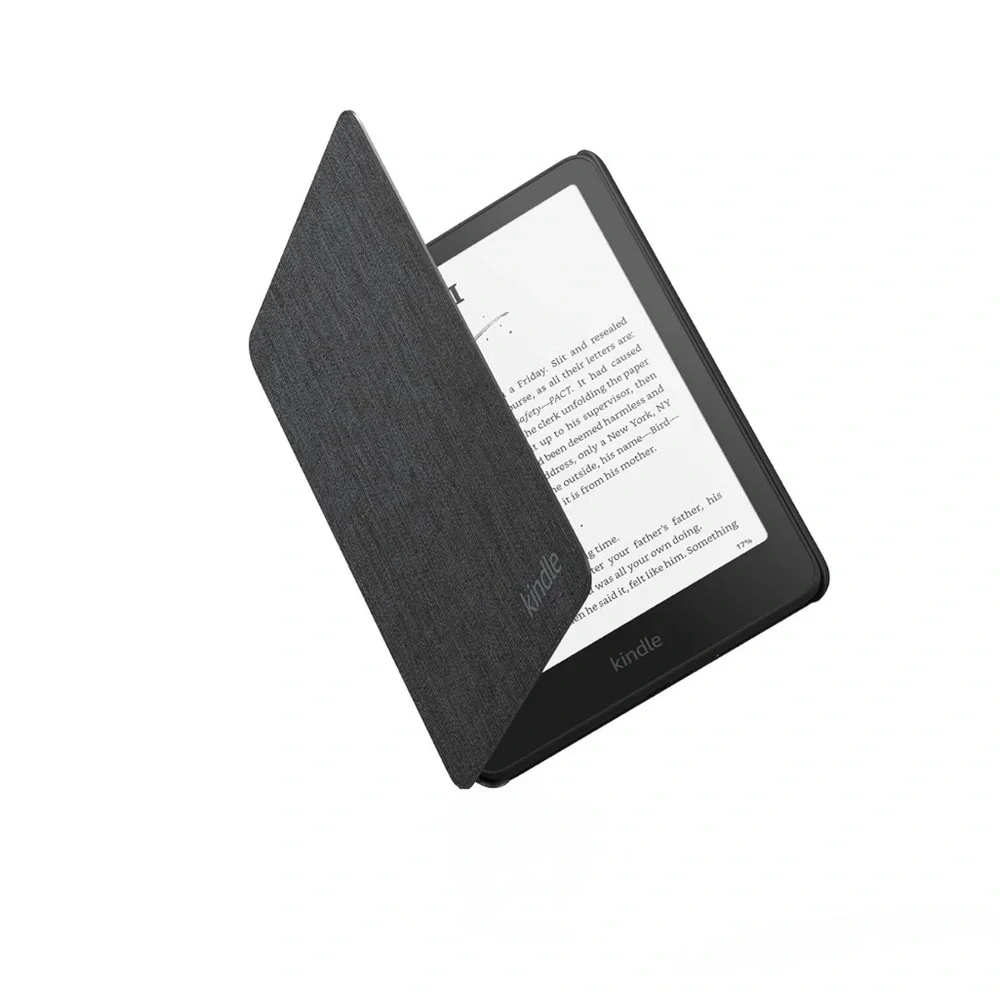 AMAZON Kindle Paperwhite & Kindle Colorsoft Fabric‎ Case Foldable Black New