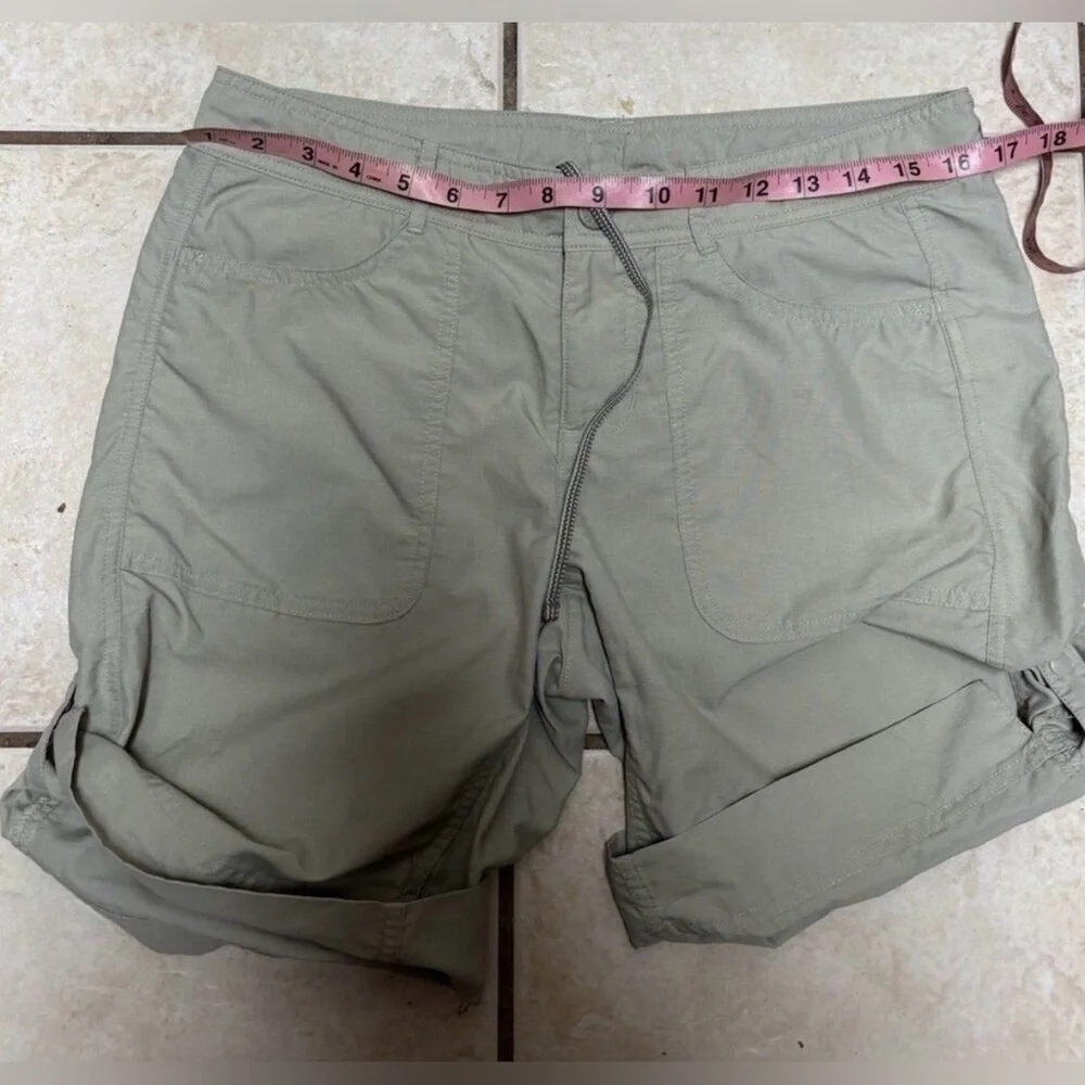 The North Face Horizon 2.0 Roll Up Short Womens 6 Beige Hiking Outdoors Nylon
