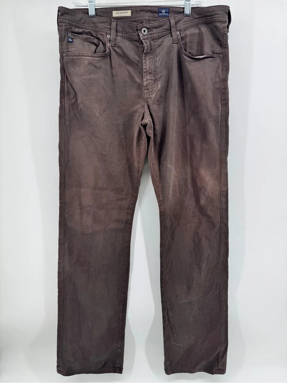 The Protégé Brown Straight-Leg Pants 36x34