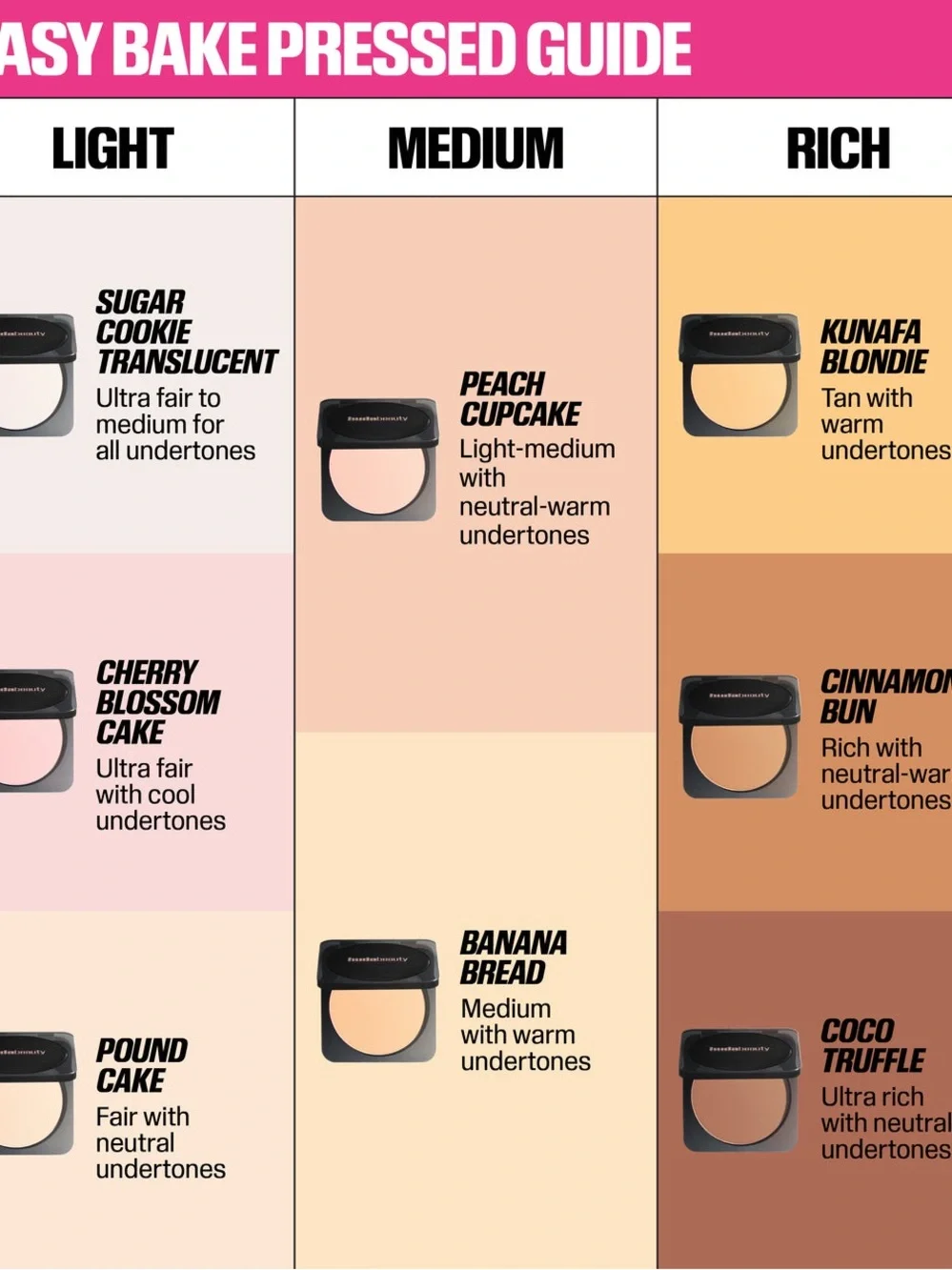 HUDA BEAUTY easy bake