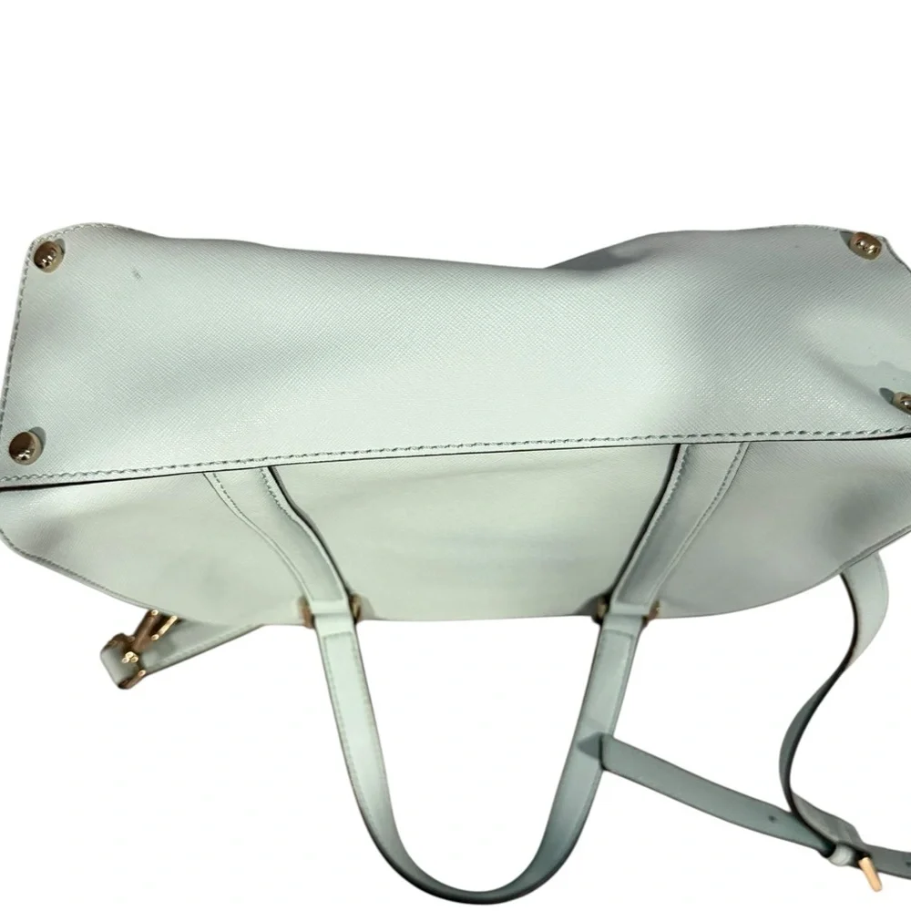Authentic Kate Spade Newbury Lane Loden Leather Larger Satchel Bag.