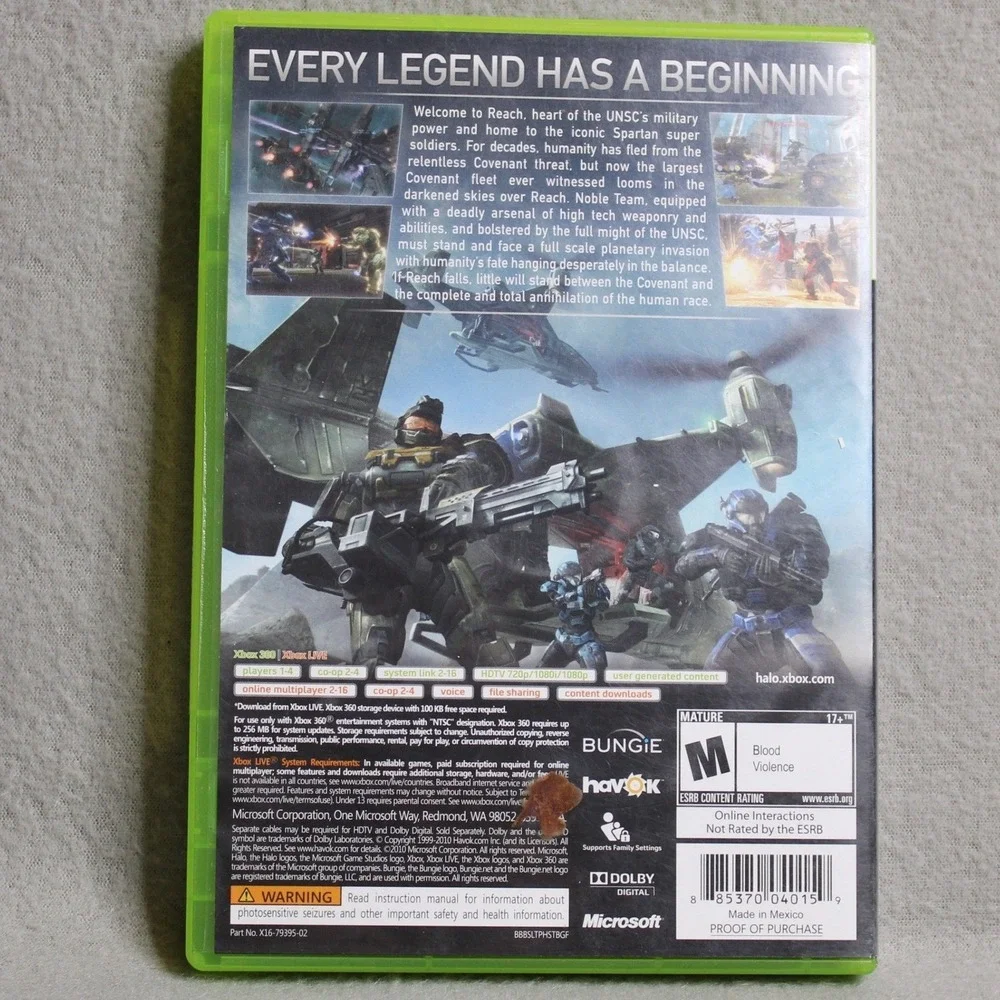 N/A halo reach