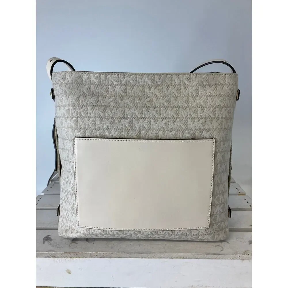 MICHAEL KORS N S GRIFFIN MESSENGER JACQUARD CROSSBODY