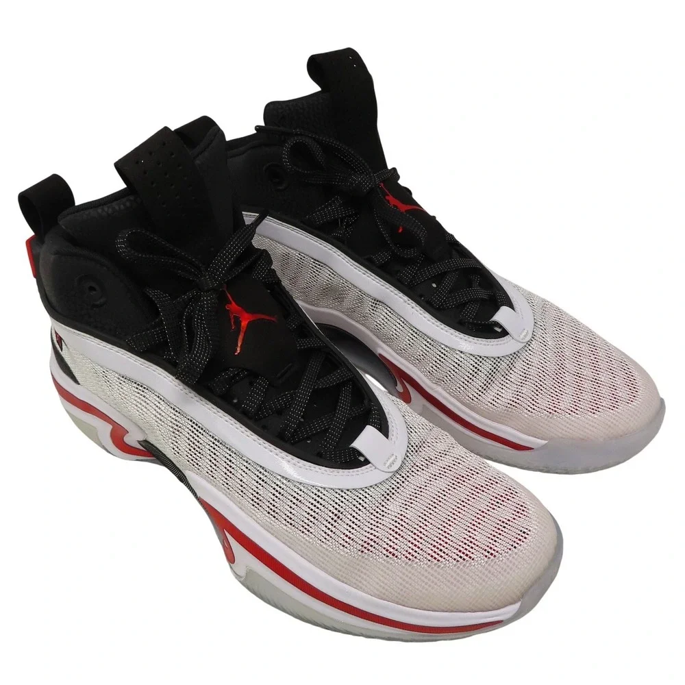 Nike Air‎ Jordan 36 Psychic Energy Black White Red Mens Size 16 CZ2650-100