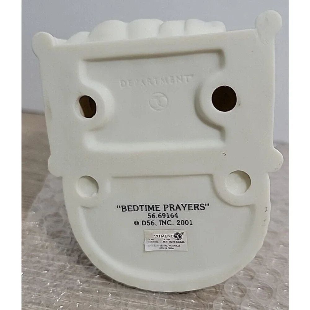 Dept 56 Snowbabies Bedtime Prayers‎ for Sleeping Bear Vintage Retired