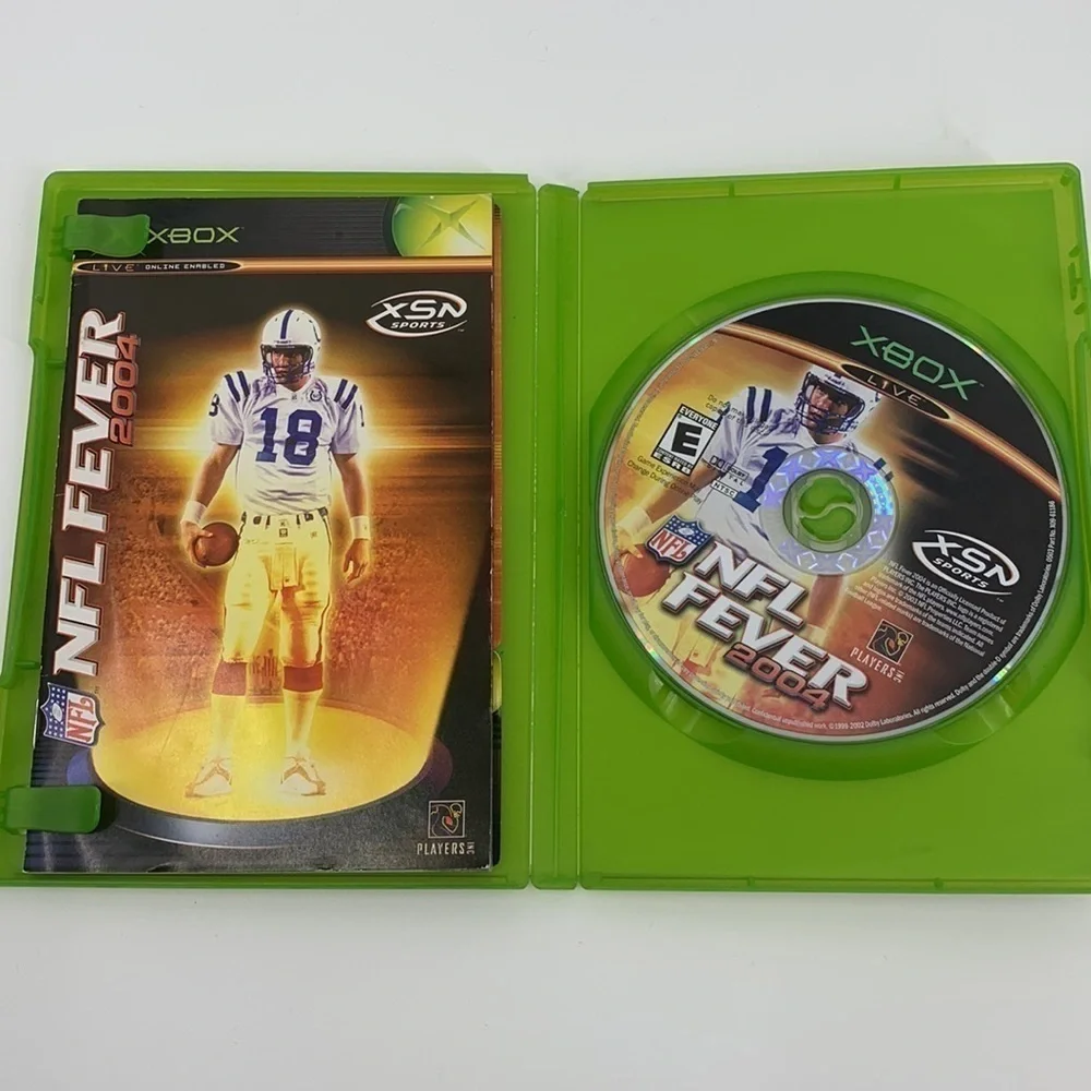 Xbox NFL Fever 2004 Football Video Game