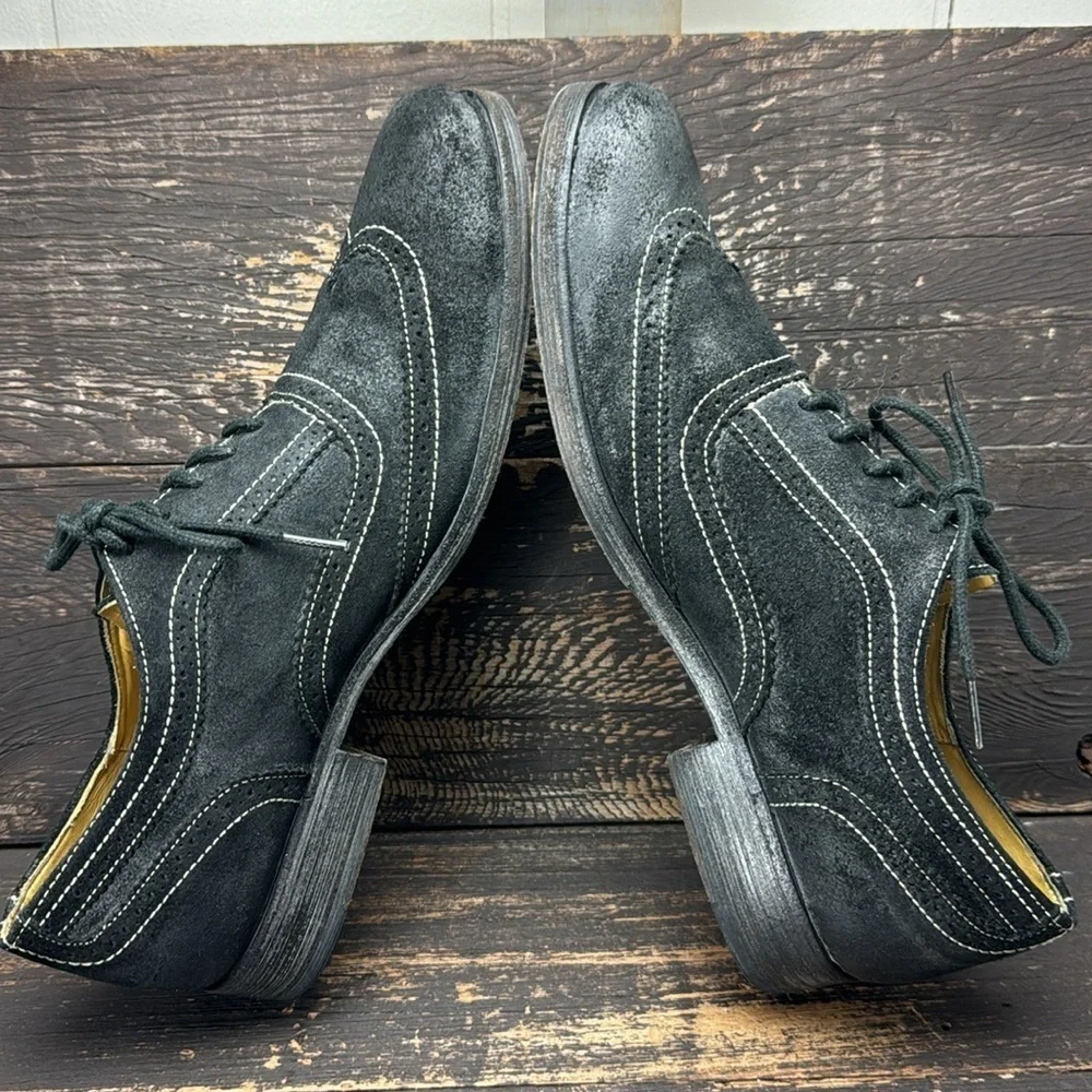 Bed Stu Leather Wingtip Oxford Shoes Size 10