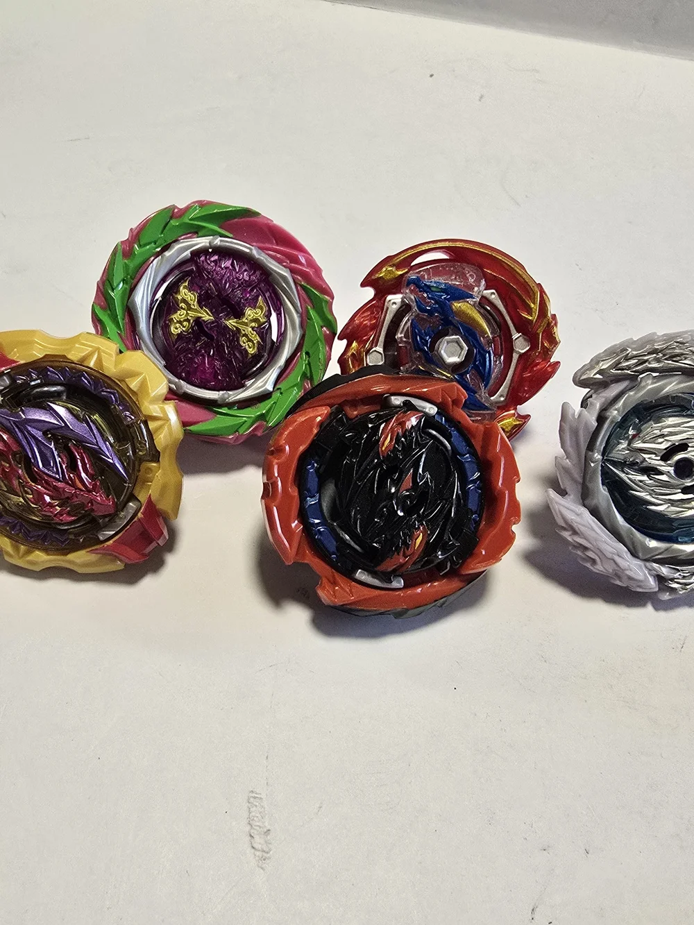 Beyblade Burst Lot Tops Discs Drivers Launcher Mixed Toy Set 15 Complete