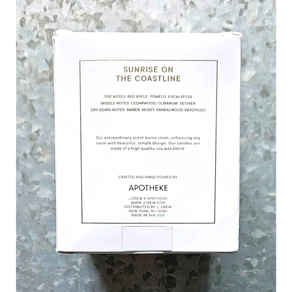 APOTHEKE X J.Crew Sunrise on the Coastline candle