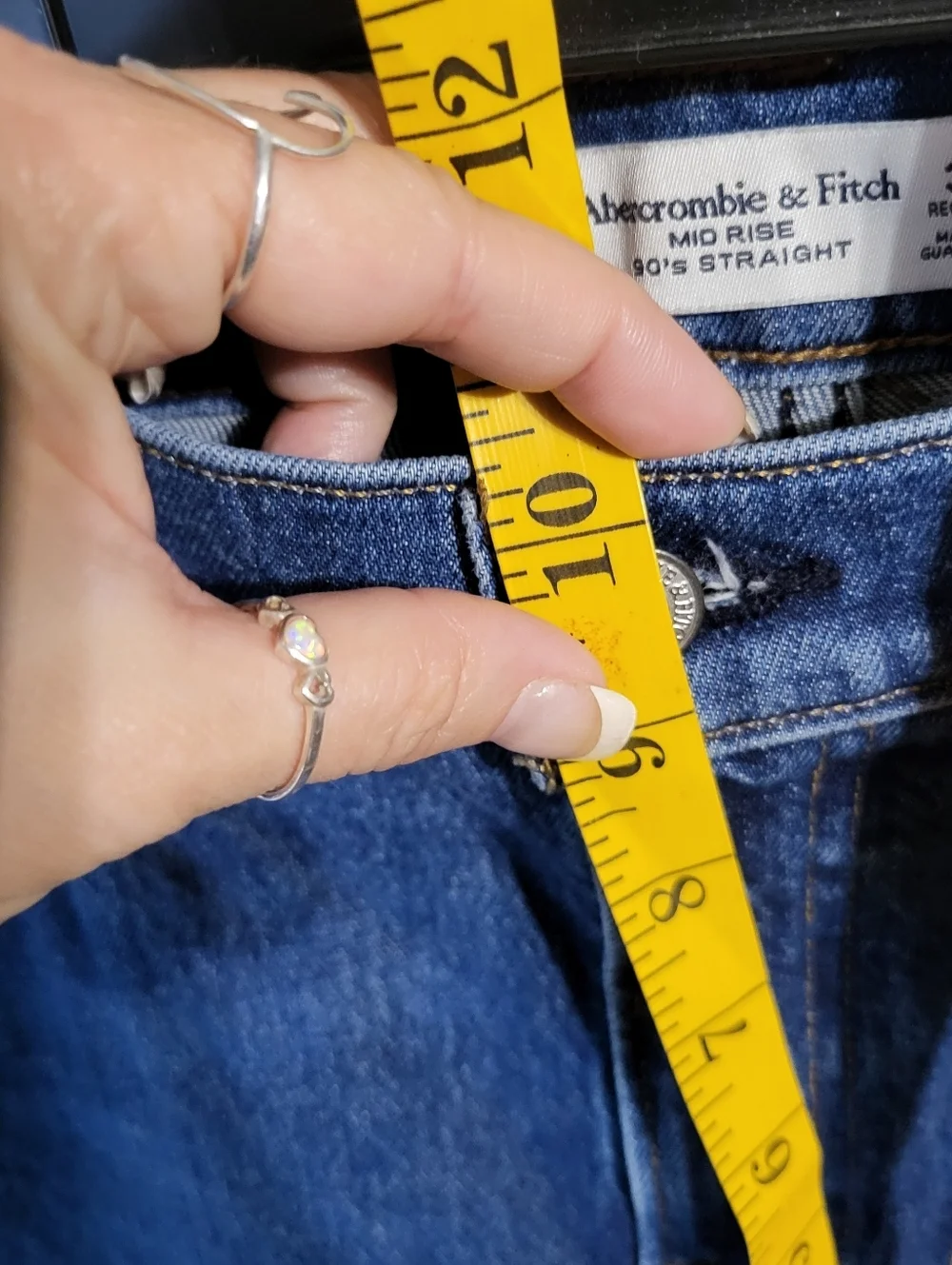 AMBERCROMBIE & FITCH 90's STRAIGHT LEG JEANS SZ 30