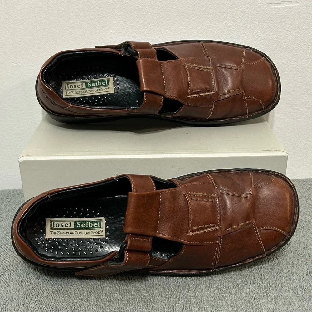 Josef Seibel Leather Fisherman Sandals