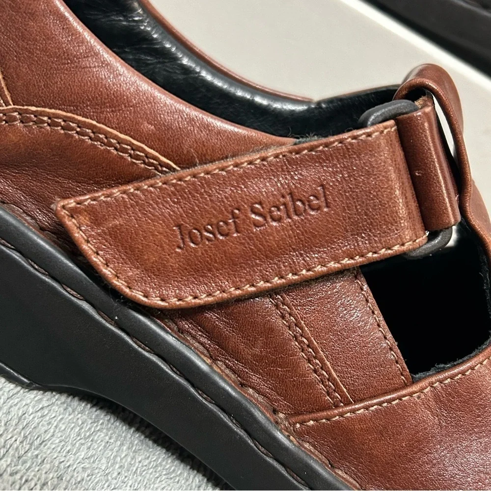 Josef Seibel Leather Fisherman Sandals
