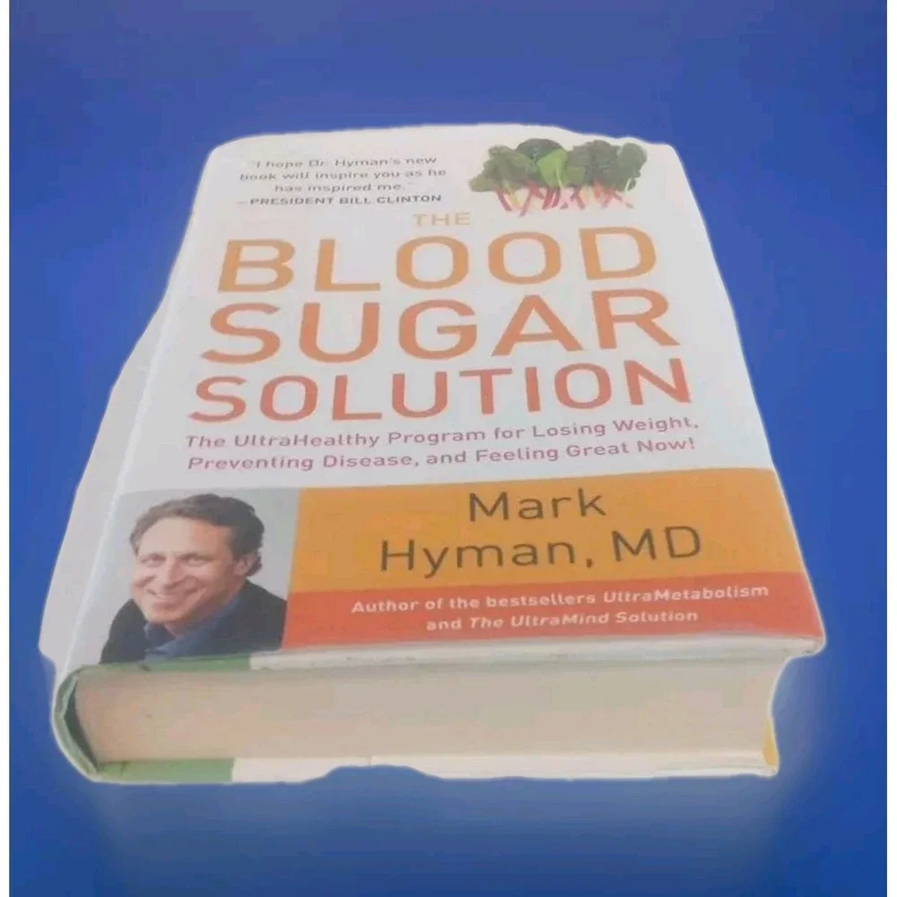 THE BLOOD SUGAR SOLUTION by Mark Hyman Hardcover book‎ weight loss