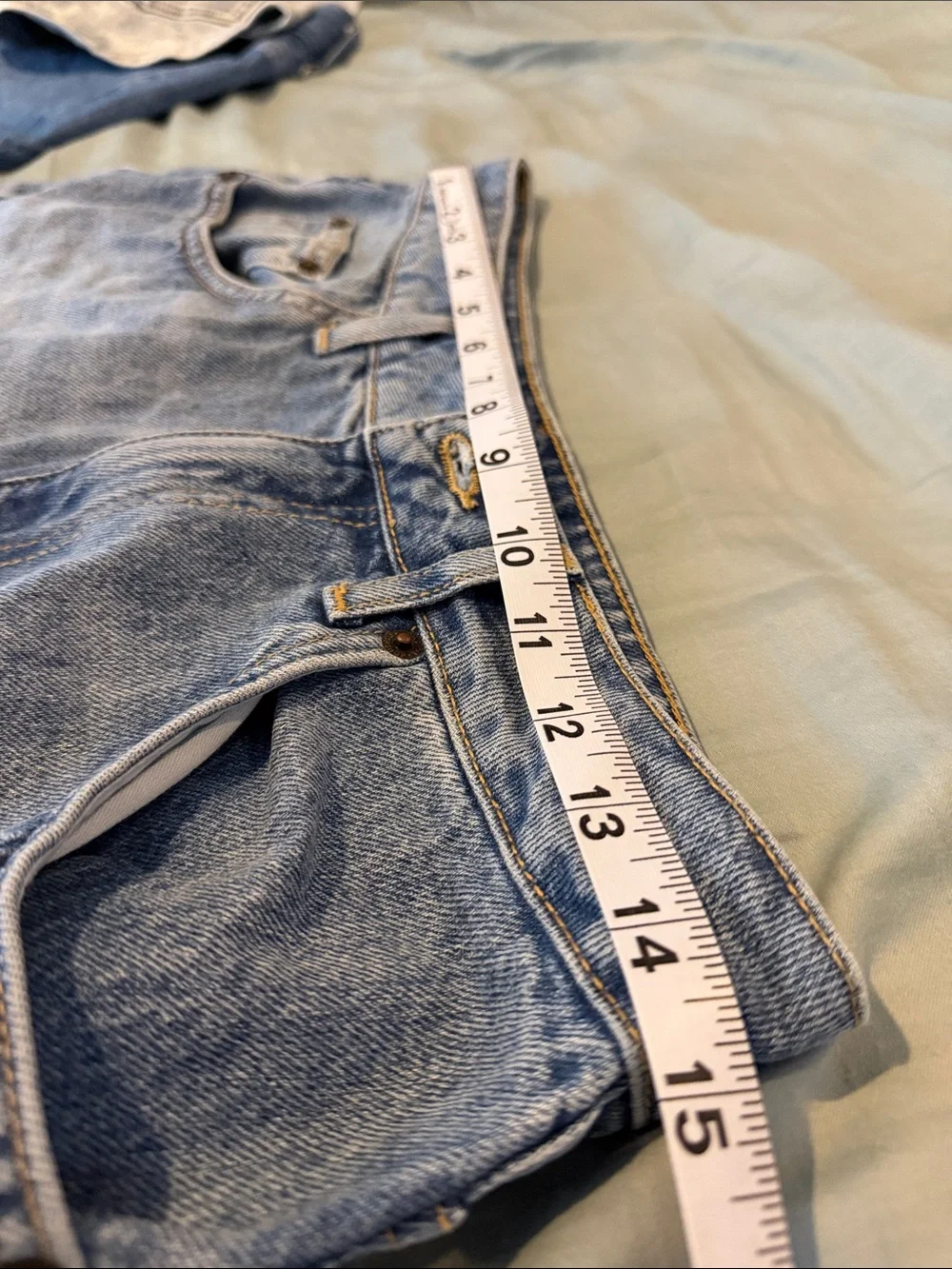 distressed frayed