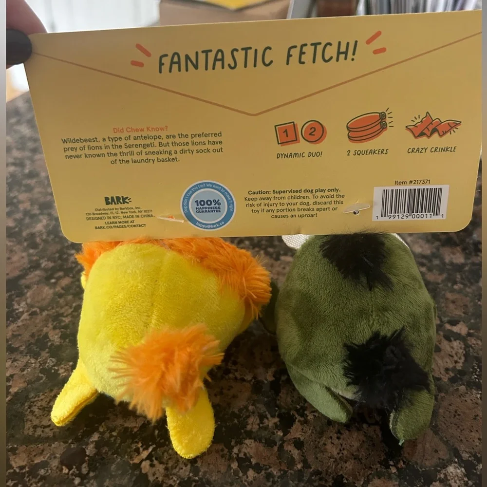 Bark fun plush