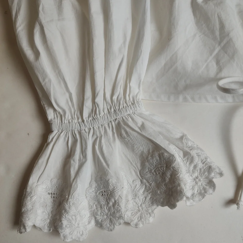 Anthropologie lightweight white