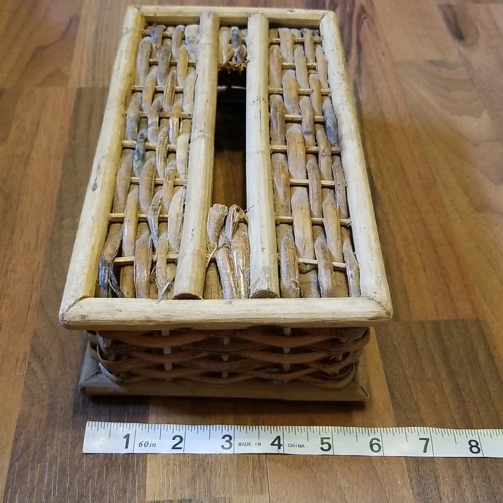 Boho bamboo rattan