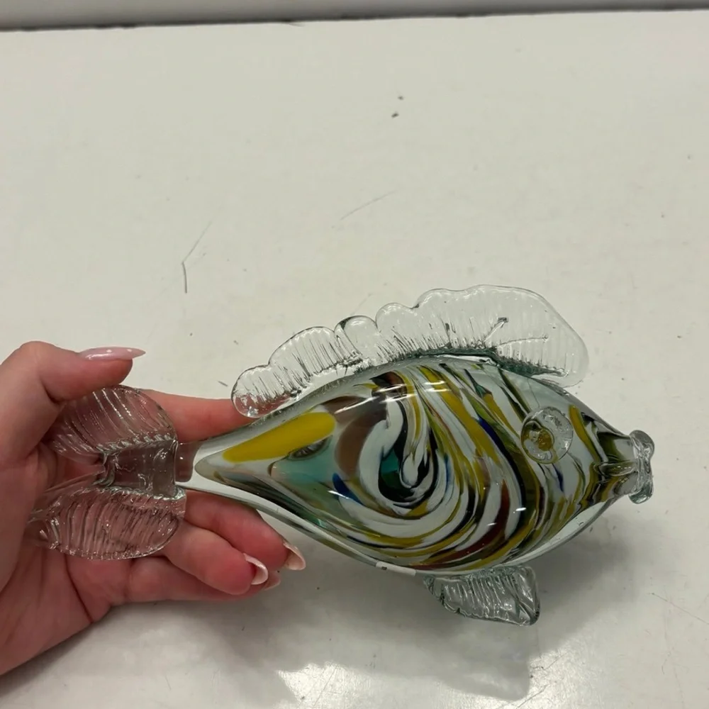 Murano Art Glass Fish Vintage figurine