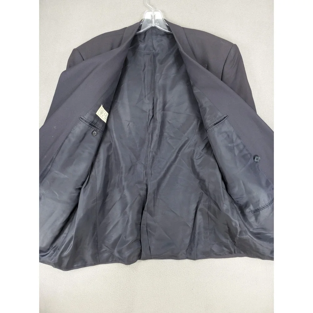Vintage Gucci Black Sport‎ Suit Jacket 100% Wool double Breasted Men's 42 Chest