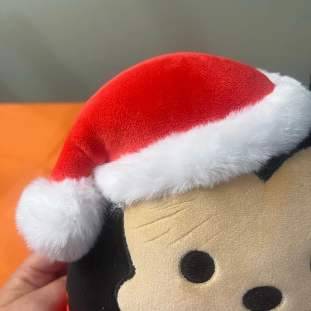6/$25 Squishmallows Red and Black Stuffed Christmas  Mickey Mouse Plush