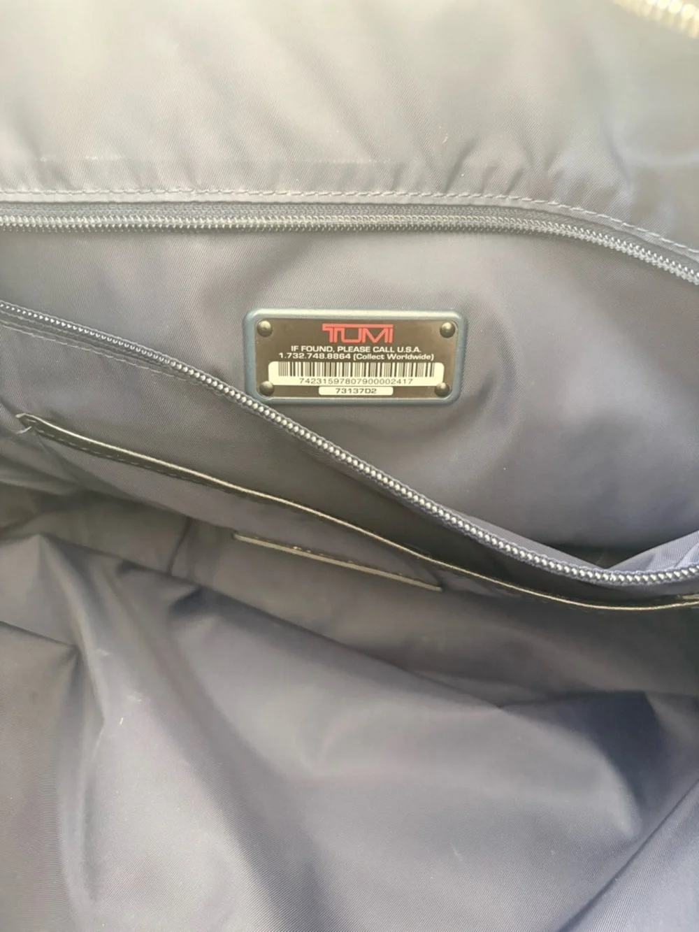 Tumi Black Leather Tote Bag Large Work Travel Shoulder Bag Laptop