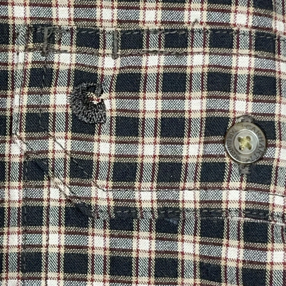 Carhartt Shirt Mens XL Plaid Long Sleeve Button Down Relaxed Fit Casual Workwear