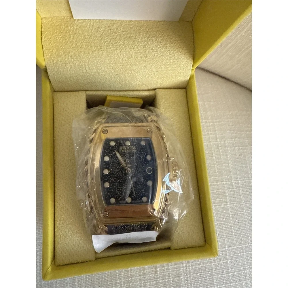INVICTA Gladiator Lady 37.10mm Stainless Steel Blue Gold Sparkle dial 505 Quartz