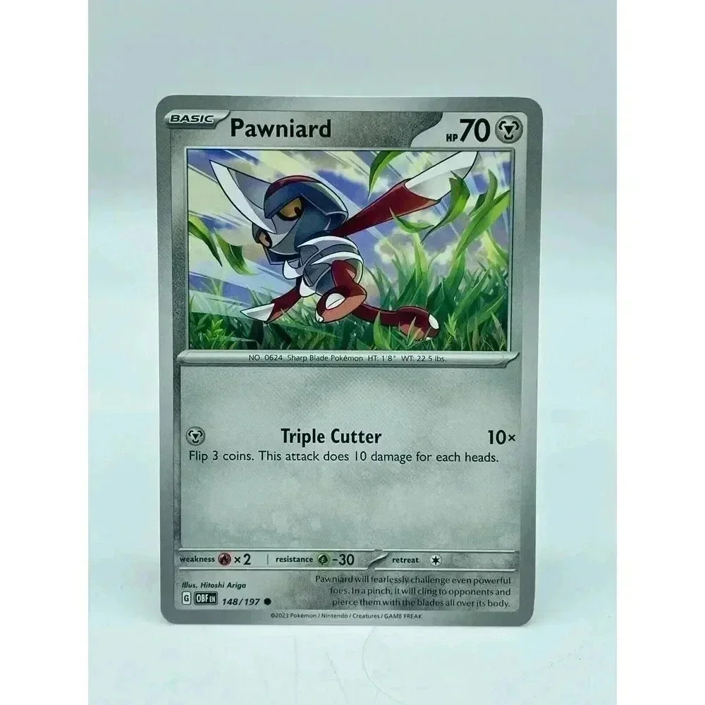 Pawniard 148 /197 S&V: Obsidian Flames Non-Holo Pokemon TCG Mint Unplayed‎