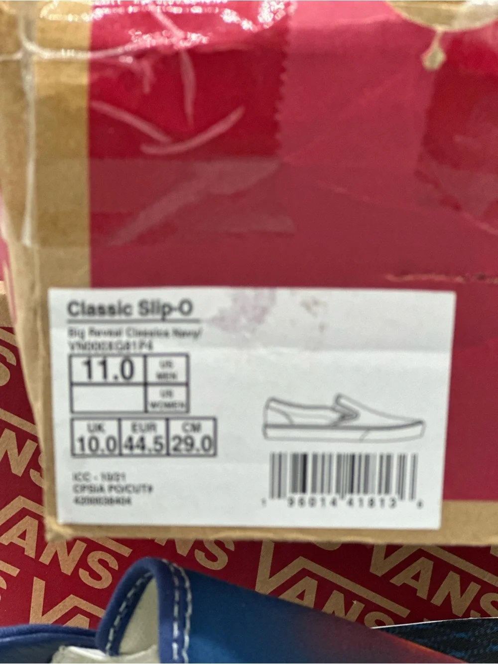 Vans classic slip