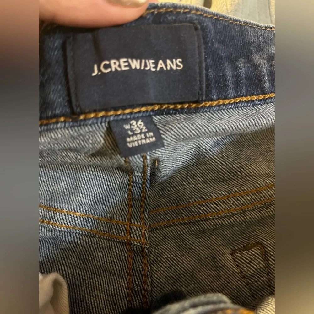 J Crew Men’s 770 Straight Fit Stretch Jeans Kurabo Premium Japanese Fabric 36x32