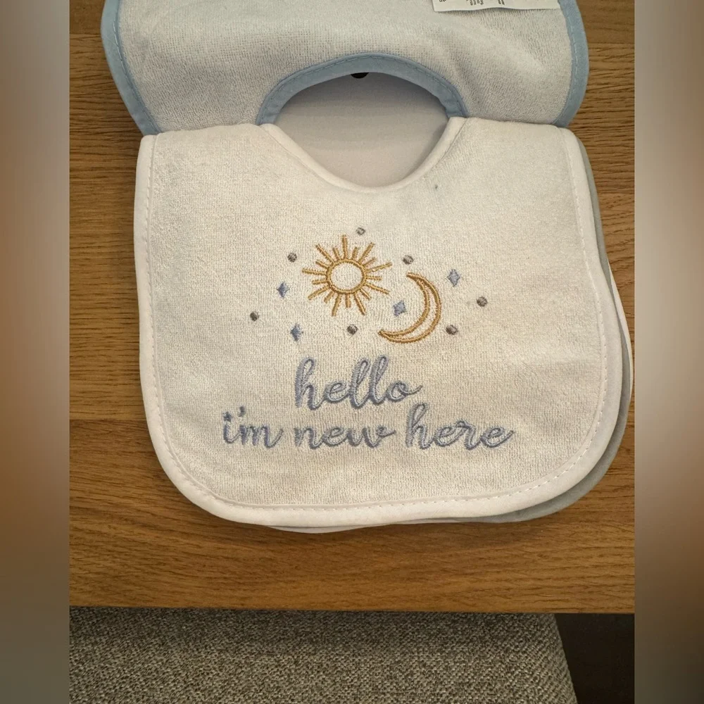 Blue Infant Bibs (Pack of 4) NWT