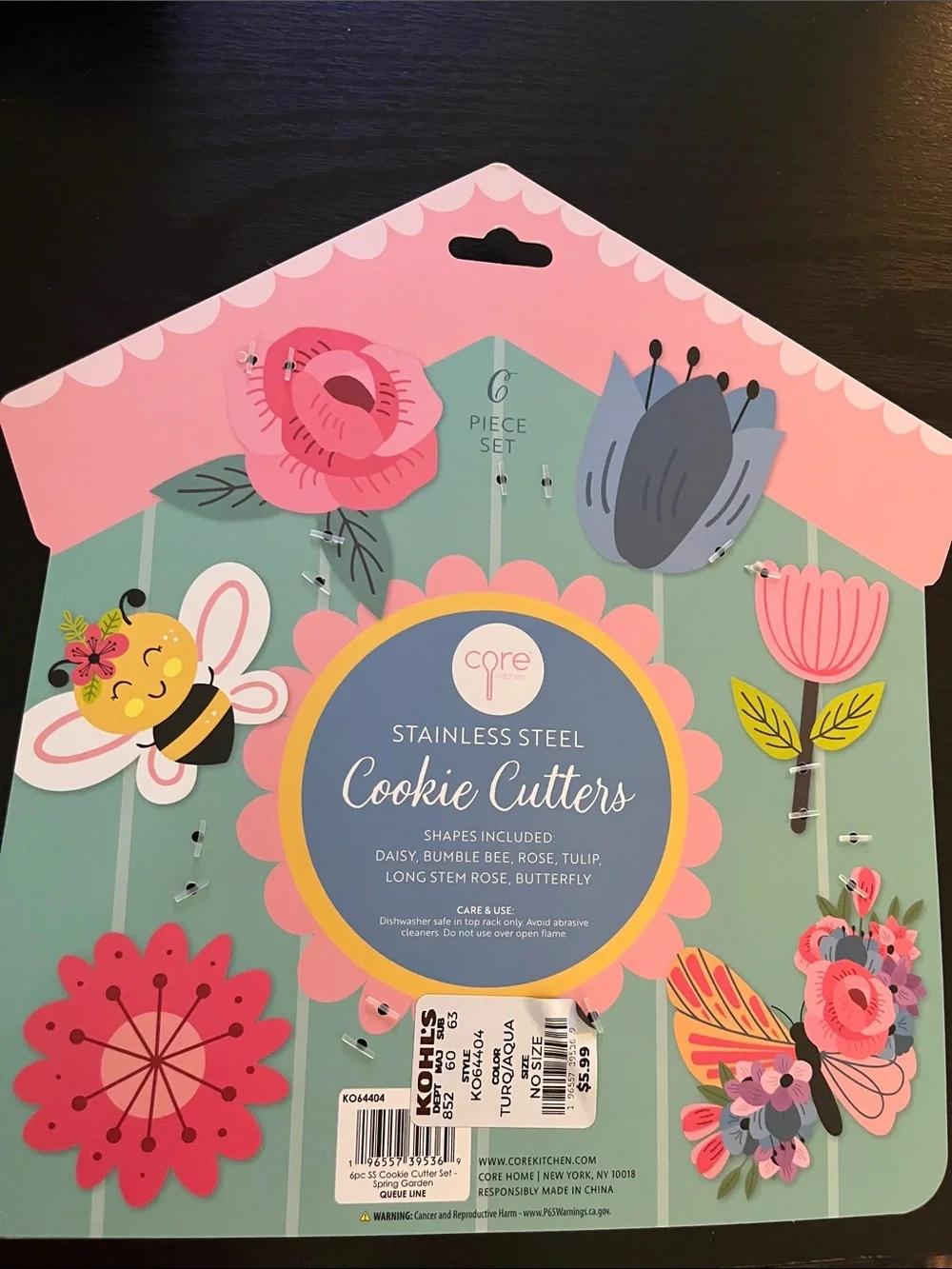 Core Kitchen pink floral