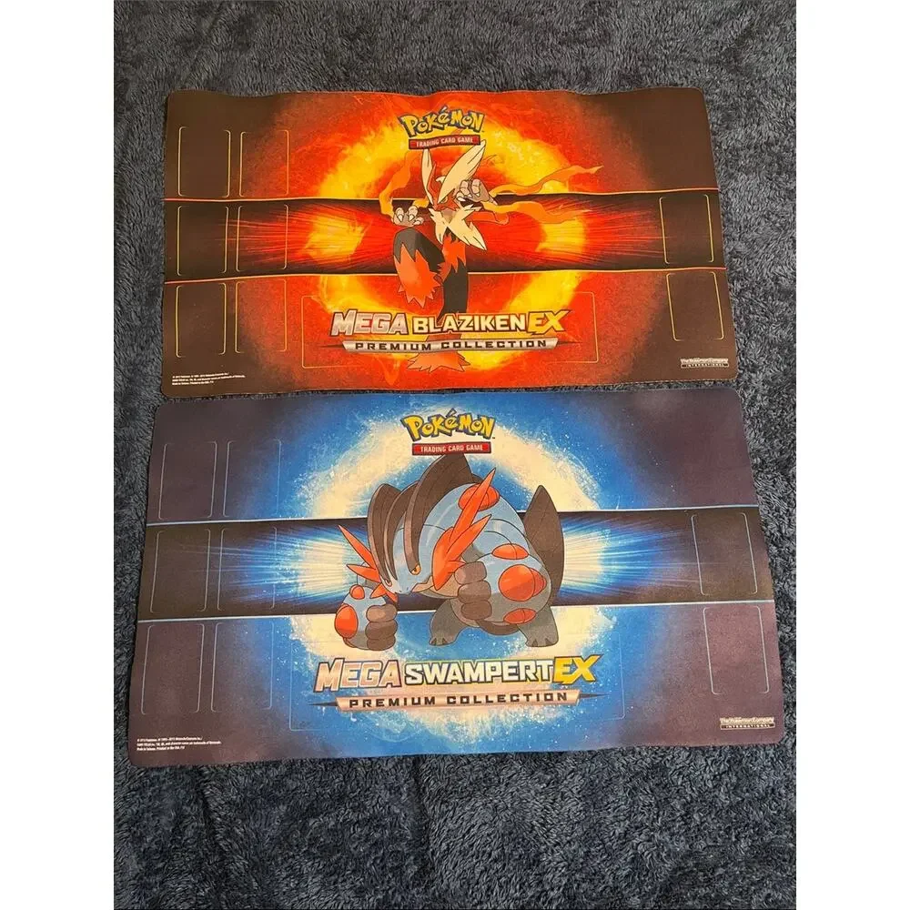 Pokémon Mega Blaziken EX & Mega Swampert EX Playmats