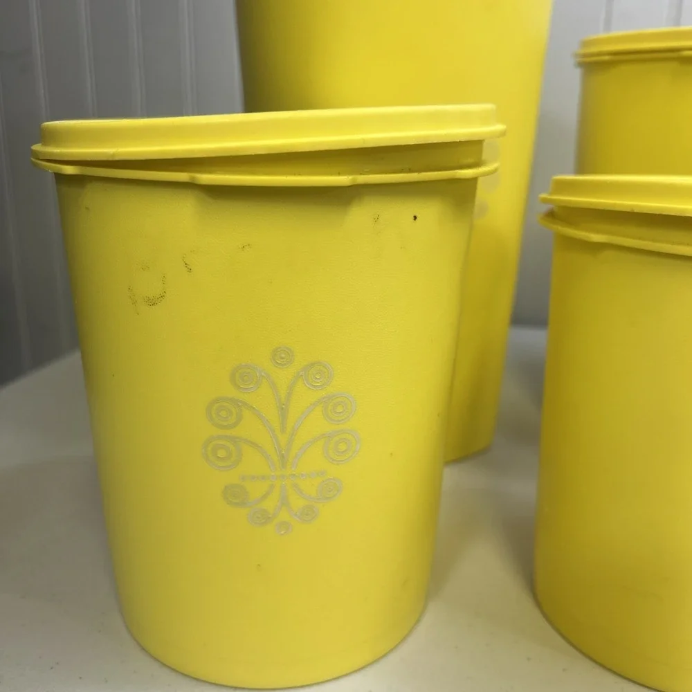 Tupperware canister design piece
