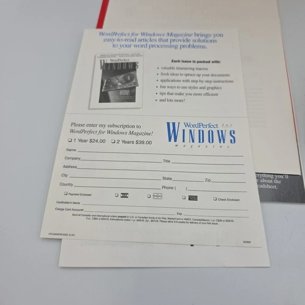 WordPerfect 0a windows
