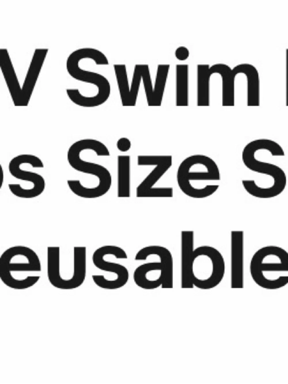 Speedo soft swim