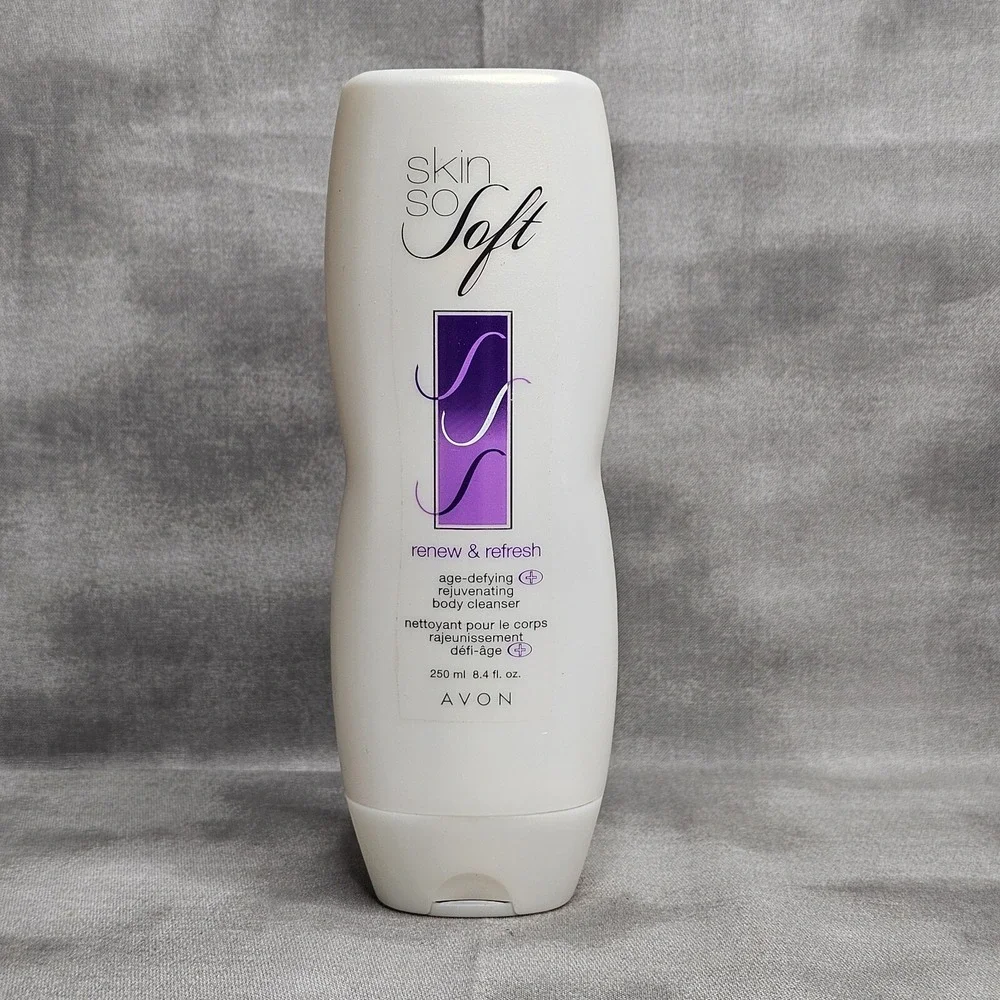 AVON Skin So Soft Renew &‎ Refresh Age-Defying Rejuvenating Body Cleanser 8.4 oz